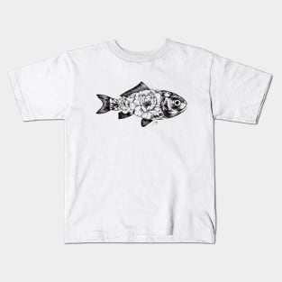 Floral Fish Kids T-Shirt